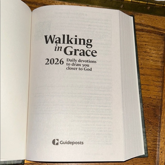 2026 Guideposts Walking in Grace Devotional Book with Bookmark - Picture 2 of 4